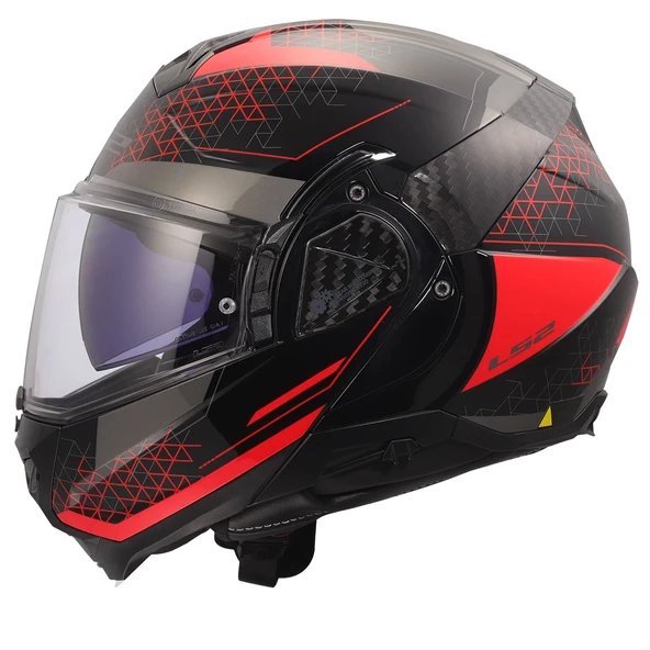 LS2 ADVANT 2 ASTRAL KIRMIZI KASK - Resim 3
