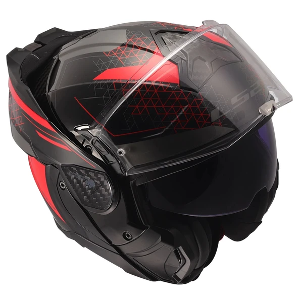 LS2 ADVANT 2 ASTRAL KIRMIZI KASK - Resim 7