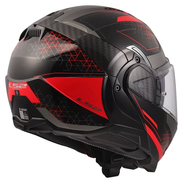 LS2 ADVANT 2 ASTRAL KIRMIZI KASK - Resim 6