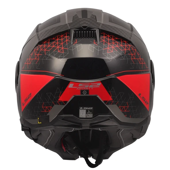LS2 ADVANT 2 ASTRAL KIRMIZI KASK - Resim 5