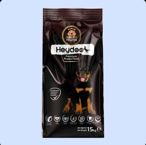 HeyDoo Kuzu Etli Yavru Köpek Maması 15 kg ürün görseli 1