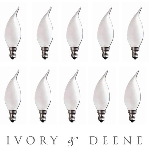 10 Adet Çok Kaliteli E14 Duy 5 Watt, 4200 Kelvin Beyaz Işık Led Ampul, Avize Şamdan Ampulü Mum Ampul ürün görseli 1