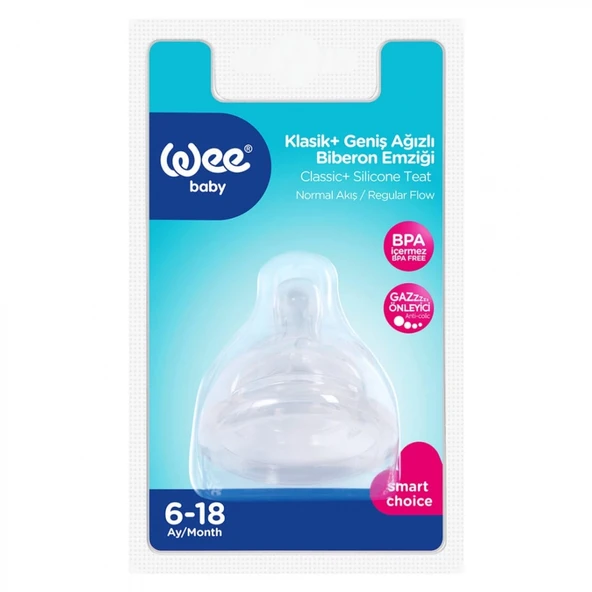 Wee Baby Geniş Ağızlı Biberon Emziği Normal Akış No:2 853 ürün görseli 1