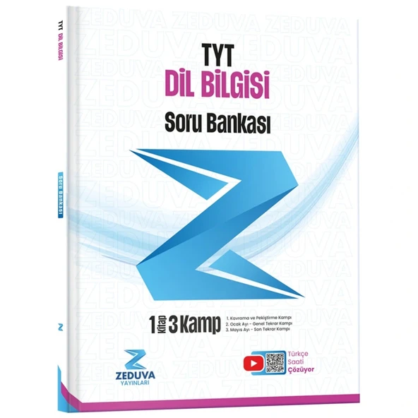 Zeduva Yayınları Türkçe Saati TYT Dil Bilgisi 1 Kitap 3 Kamp Soru Bankası ürün görseli 1