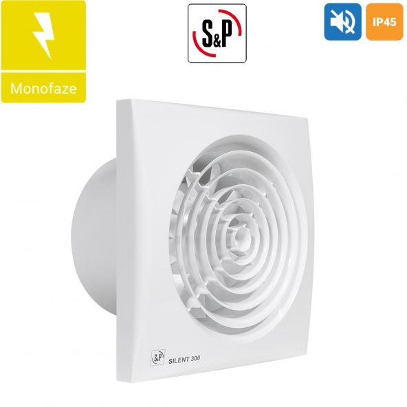 Soler & Palau Silent 300 CZ Kanal 150mm m³/h 280 dB 32 Sessiz Tasarruflu Ortam Havalandırma Fanı AGMair agm ürün görseli 1