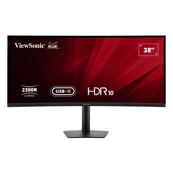ViewSonic VA3820C 37.5" 75Hz 5Ms HDMI+DP+USB-C UWQHD+ IPS Curved Vesa Monitör ürün görseli 1