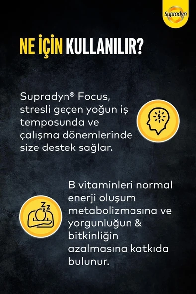 Supradyn Energy Focus 30 Tablet - Resim 5