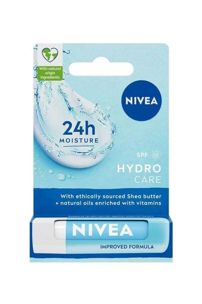 Nivea Hydro Care Dudak Bakım Kremi 4.8 gr ürün görseli 1