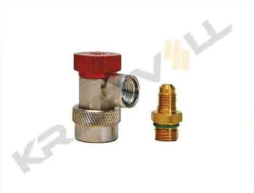 Kraftvoll 19015066  Gaz Basma Vanası Hp Quick Coupler Yüksek Basınç Renault 1234yf F14x1.5 Acme ürün görseli 1