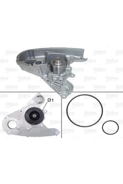 Devırdaım Su Pompası Fıat Ducato 06 Ivecodaıly Iıı 05 C13 2.3 Jtd F1a Karsan J10 ürün görseli 1