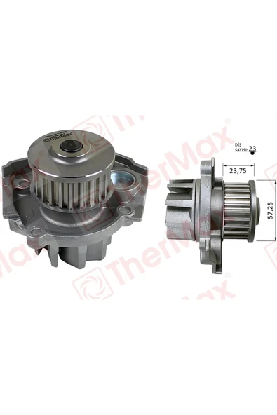 Thermax T01.189 Devırdaım Doblo Doblo Cargo 1.4 05>grande Punto 1.2 1.4 16v 1.4tjet 05>bravo 1.4tjet 07> Pa1030 ürün görseli 1