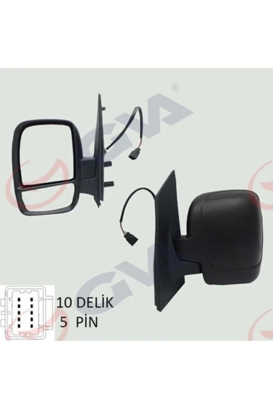 GVA 1027350 Dış Dikiz Aynası Sol Scudo Expert 07 Elektrikli Işitmalı Konveks 5 Fis Vm 6116ehl ürün görseli 1