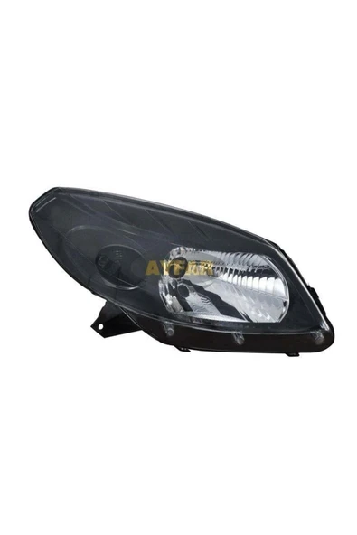 Ayfar 404519 Far Komple Sol Dacıa Logan Sandero Siyah Çerçeveli ürün görseli 1