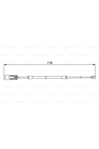 Bosch 1987474925 Ön Fren Balata Fişi Bmw 3 E36 Z3 E36 ürün görseli 1