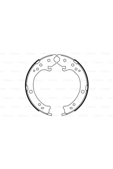 Bosch 0986487765 Bos- Ön El Fren Balatası 200×35mm Cr-v Iı 200... ürün görseli 1