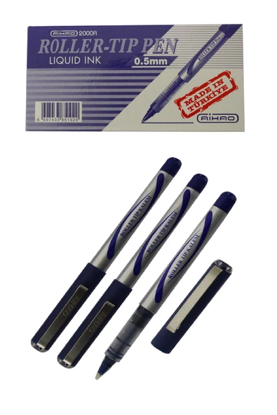 Mavi Pilot Kalem 3 Adet Aihao Pilot Kalem Mavi Renk 0.5mm ürün görseli 1