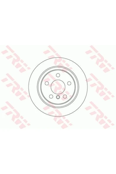 TRW DF6756 Arka Fren Dısk Aynası Bmw 2 14- X1 2015- Df6756 ürün görseli 1