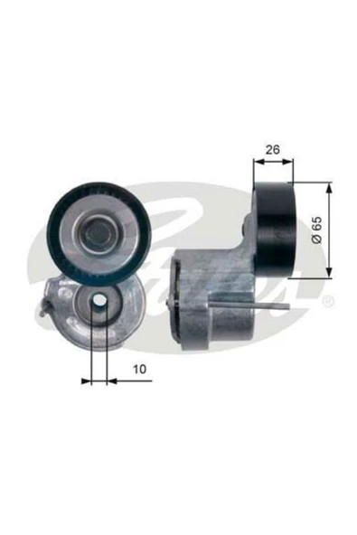 Gates T39174 V Kayıs Gergı Rulmanı 500 L Bravo Iı / Astra Vectra C 1.6d Mtj 1.9 2.0d Mjet ürün görseli 1
