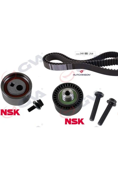 GVA 59T4321D EKSANTRİK GERGİ KİTİ 140x254 P206-306-PARTNER-BERLINGO-JUMPY-SCUDO-COROLLA 1.9D ürün görseli 1