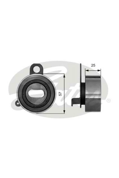 Gates T41072 TRİGER EKSANTRİK GERGİ RULMANI Corolla Uyumlu AE101 93-00 A ürün görseli 1