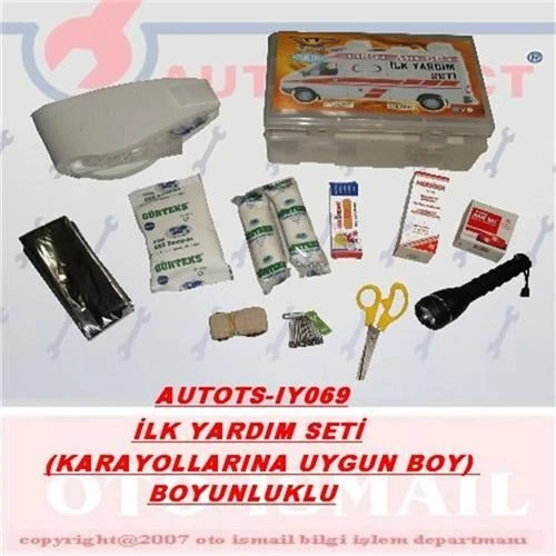Auto Part TSIY069 AUTO  ILK YARDIM SETİ KARAYOLLARINA UYGUN BOY BOYUNLUKLU ürün görseli 1