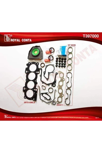 Motor Takım Conta Reinz Keçeli S.lastikli Sub.kap.contasız Fıesta-focus-puma 1.6 16v Zetec Se ürün görseli 1