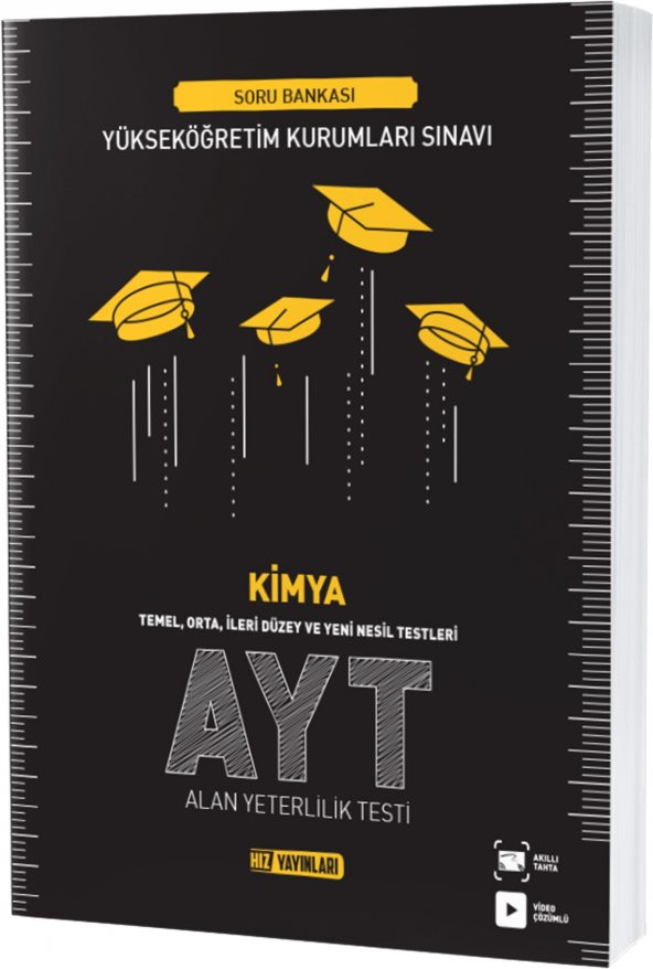 Hız Yayınları Ayt Kimya Soru Bankası 2023 ürün görseli 1