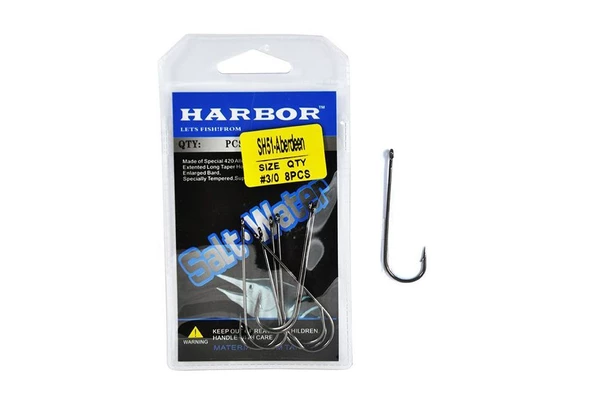 Harbor Sh51 Aberdeen No:3/0 8pcs İğne ürün görseli 1