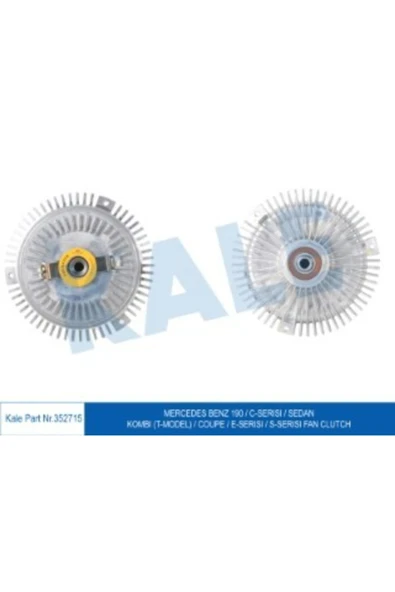 Kale 352715 Fan Termik Mercedes Benz 190 / C-serısı / Sedan / Kombı (t-model) / Coupe / E-serısı / S-serısı ürün görseli 1