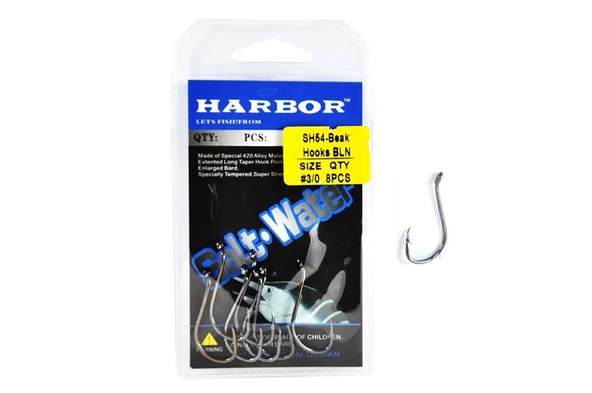 Harbor Sh54 Beak No:3/0 8pcs İğne ürün görseli 1