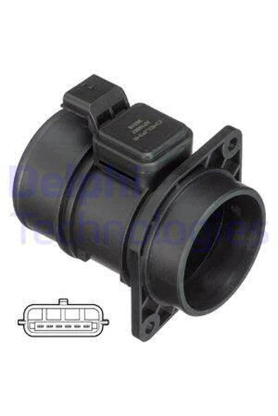 Delphi AF10367 Maf Sensörü Qashqai Renault Kangoo Master Megane Trafic Movano Vivaro Uyumlu ürün görseli 1