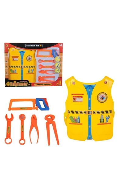 King Toys Yelekli Oyuncak Tamir Seti FT 1974 ürün görseli 1