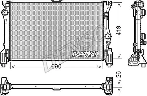 Denso DRM17112 Radıator ürün görseli 1