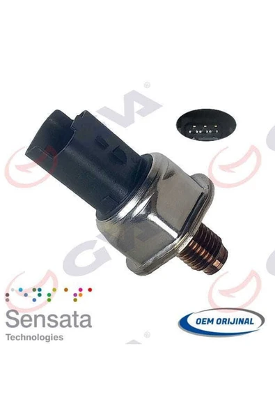 GVA 5445080  Mazot Basınç Müşürü 206 - 208 308 5008 3008 Partner C4 C5 Jumpy Berlingo Ds3 Fiesta Orij ürün görseli 1