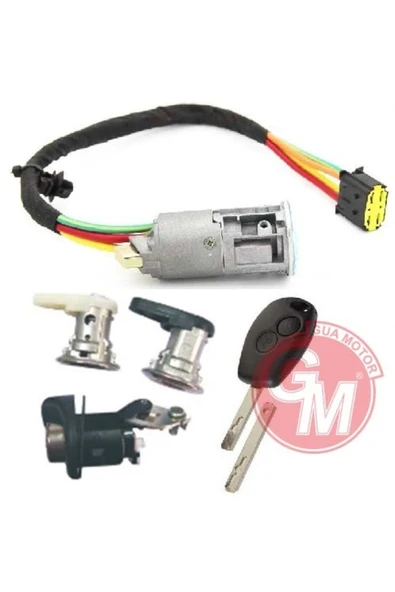 GUA 41643 Kontak - Anahtarı 4lü Set Dacıa Logan-sandero R.trafıc Iı 2012- 2010-alarm Düğme ürün görseli 1