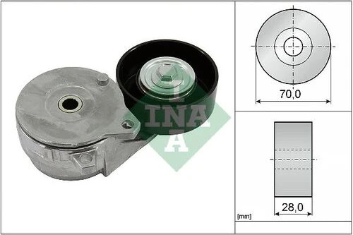 INA 534081310  Aux Tensioner Fead Single 208 ürün görseli 1