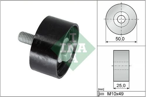 INA 532089910  Umlenk-/Führungsrolle. Zahnriemen Audi/Seat/Skoda/Vw ürün görseli 1