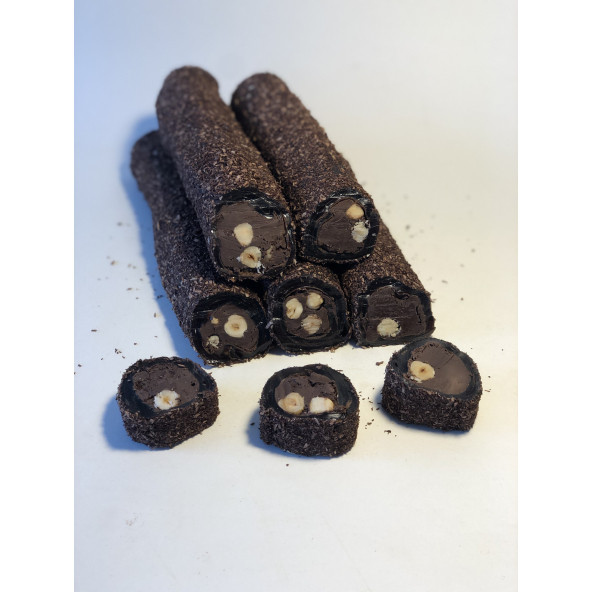 Çikolatalı Fındıklı Browni Sarma Lokum 500 gr ürün görseli 1