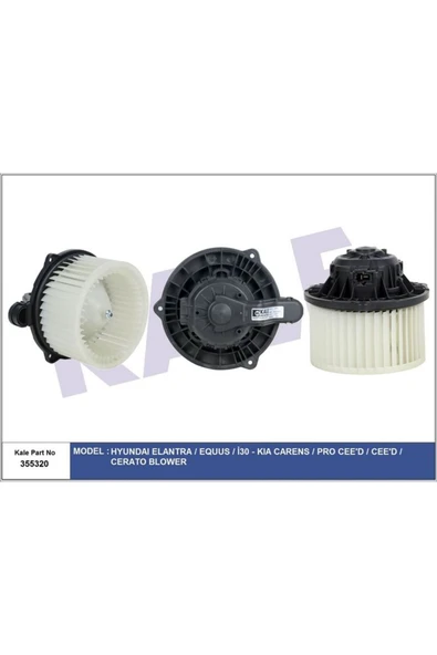 Kale 355320 Kalorifer Motoru Hyundaı Elantra-equus-i30-kıa Carens-pro Cee D-cee D-cerato Blowerklr- 971133 ürün görseli 1