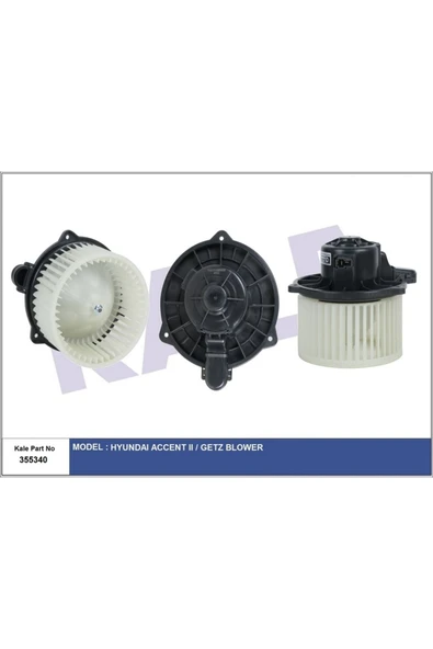 Kale 355340 Kalorifer Motoru Hyundai Accent Ii Getz Blower ürün görseli 1