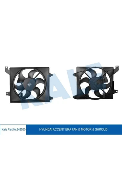 Kale 348550 Fan Motoru Davlumbazlı Hyundaı Accent Eraklr- 977301e000 977301e000 ürün görseli 1