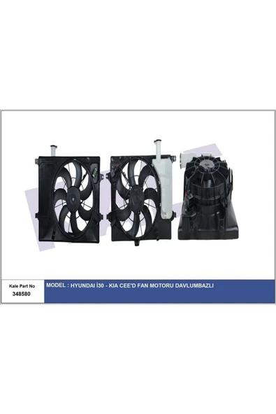 Kale 348580 Fan Motoru I30-kıa Cee D Davlumbazlıklr- 253803x000 253803x000 ürün görseli 1