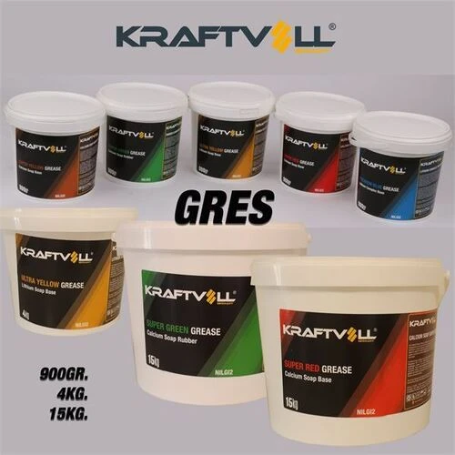 Kraftvoll 17031013  Gres Kalsıyum Sabun Nlgı2 Kırmızı 4kg ürün görseli 1