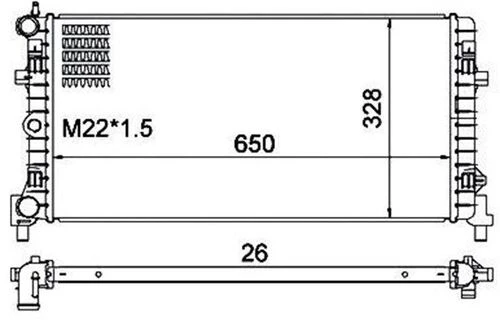 Magneti Marelli 359000301340 Magnetti Marelli  Radytr-polo-ıbiza-brz 6r0121253 ürün görseli 1
