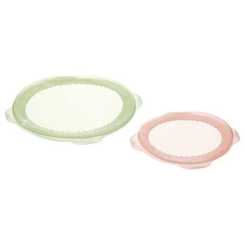 IKEA Övermatt Yiyecek Koruyucu Kapak Pembe-yeşil 2 Parça ürün görseli 1