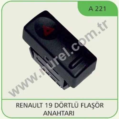 Nurel A221 Dörtlü Flasör Anahtarı R19 ürün görseli 1