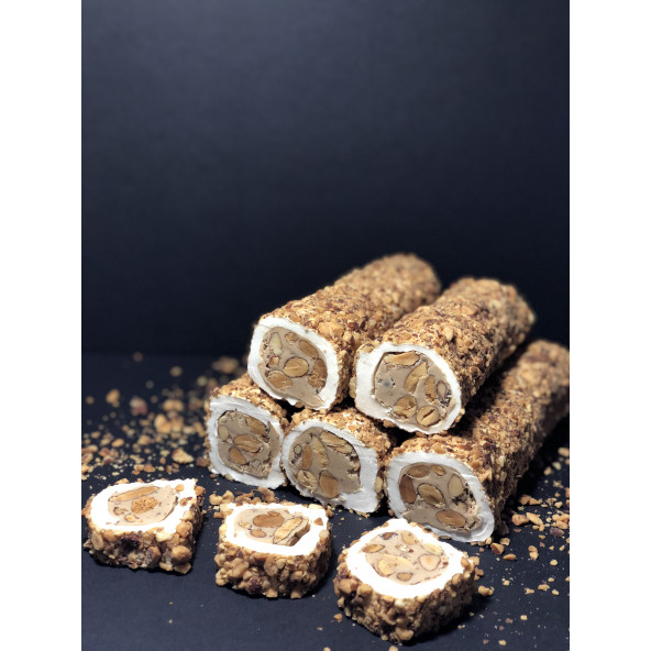 Bademli ve Fındık Kremalı Sultan Sarma Lokum 1 kg ürün görseli 1