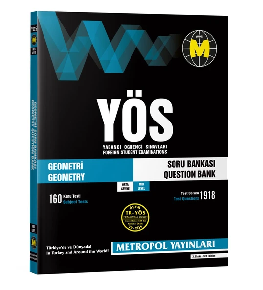 TR-YÖS GEOMETRİ SORU BANKASI (ORTA SEVİYE) ürün görseli 1