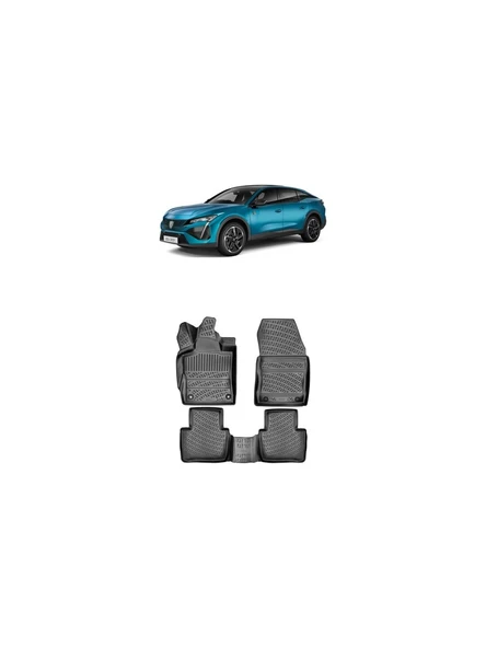Rizline Peugeot 408 2023 Sonrası 3D Havuzlu Paspas ürün görseli 1