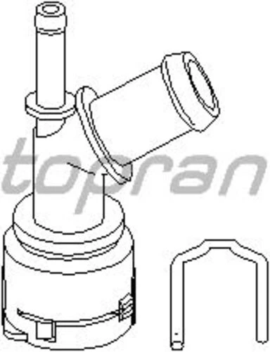 Topran 110724001  Plastik Konnektor (Vw: Bora-Golf IV) ürün görseli 1